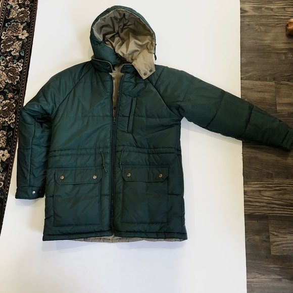 Vintage The Men’s Store At Sears Reversible Green & Nude/Tan Men’s Jacket - Picture 8 of 10